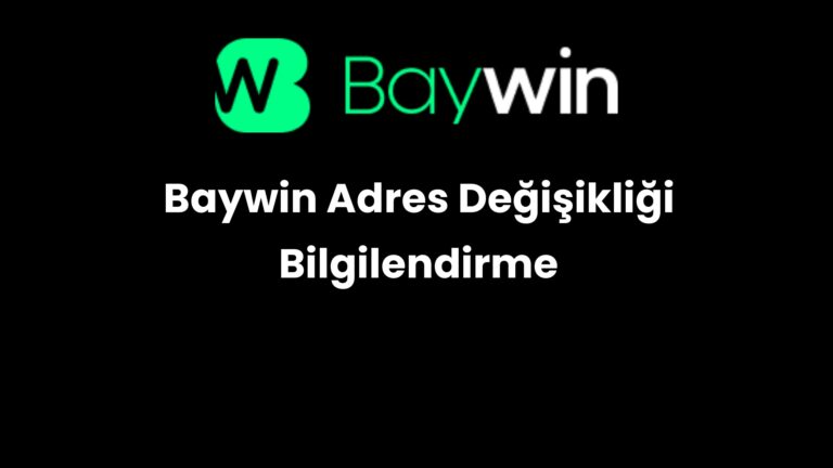 Baywin Adres Değişikliği Bilgilendirme